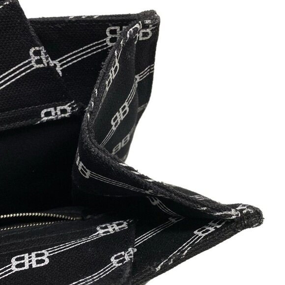Auth BALENCIAGA BB Monogram Trade Large Tote - Picture 13 of 16